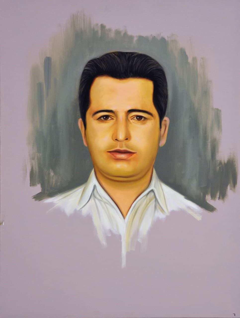 نقاشی چهره شهید مسعود رهنماپور